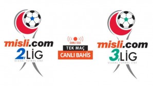 Misli.com’da canlı yayınlanacak 2. Lig ve 3. Lig maçlarının listesi…